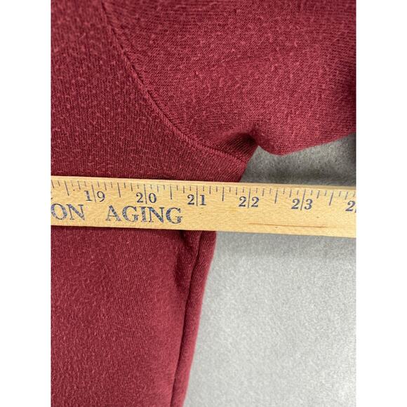 Treasure & Bond Sweatshirt Womens Sz 1X NYC Maroon Graphic Long Sleeve - Picture 6 of 11